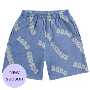 Blue Wavy Bobo Choses Shorts