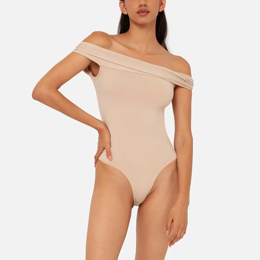 Bodysuit drapeado Stretch