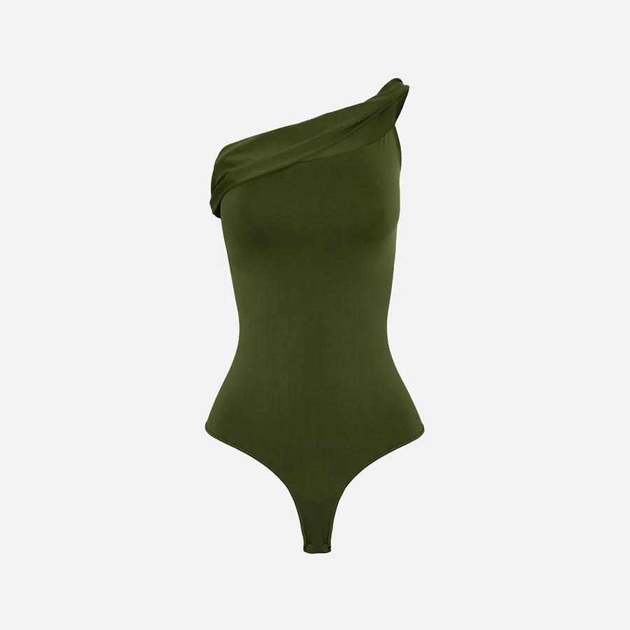 Bodysuit drapeado Stretch
