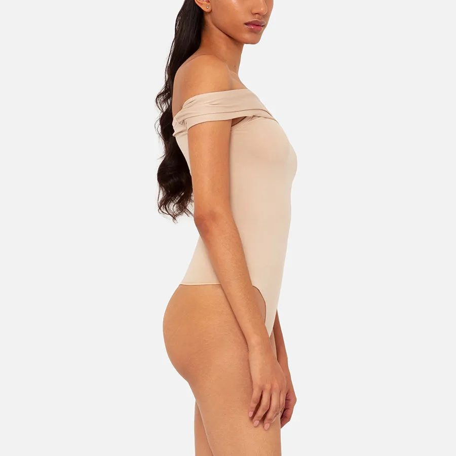 Bodysuit drapeado Stretch