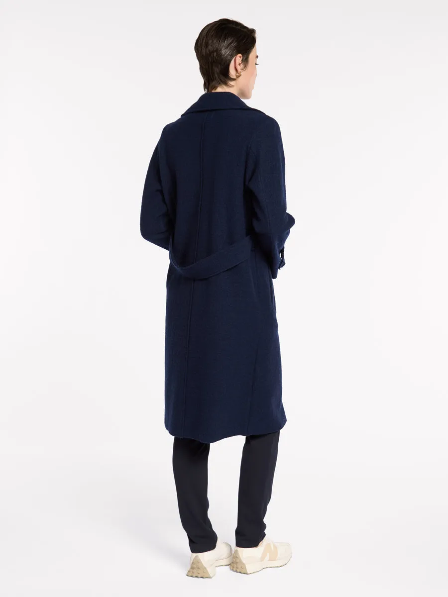Boiled Wool Moto Coat