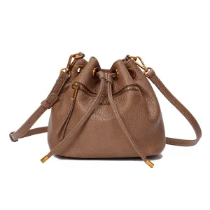 Bolsa Bucket Marrom Santa Lolla Alça Transversal