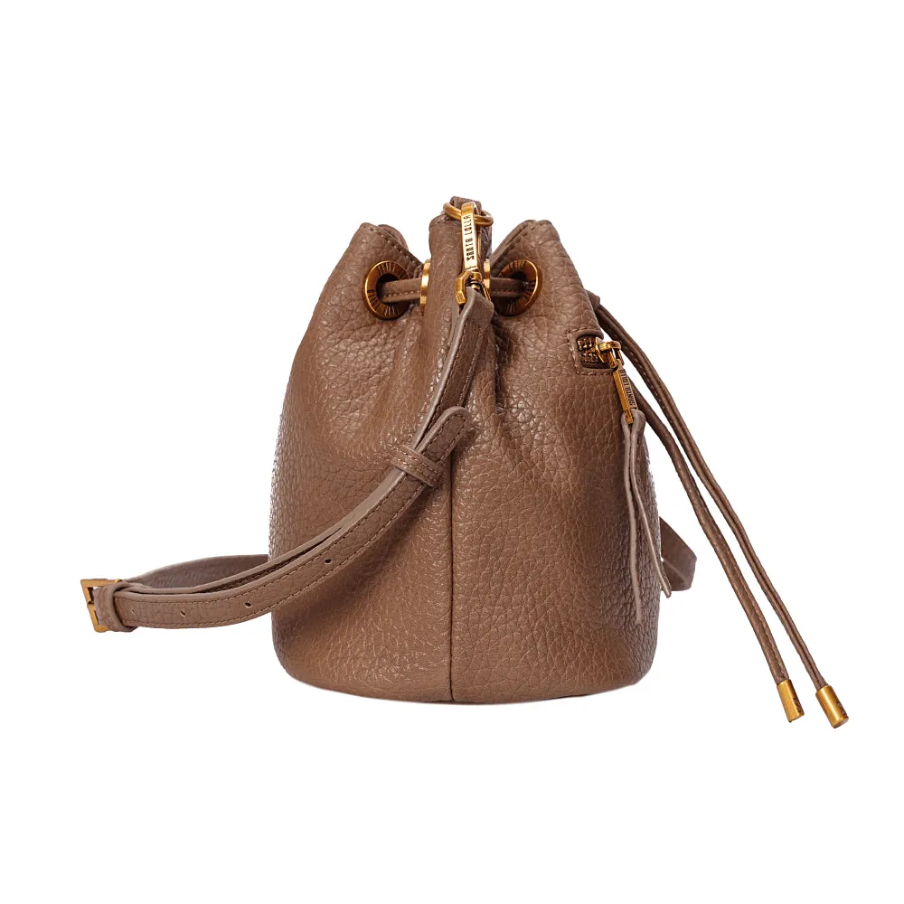 Bolsa Bucket Marrom Santa Lolla Alça Transversal