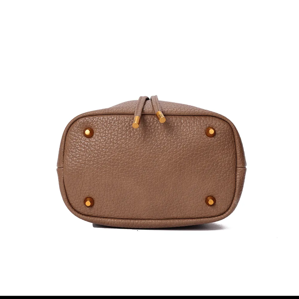 Bolsa Bucket Marrom Santa Lolla Alça Transversal