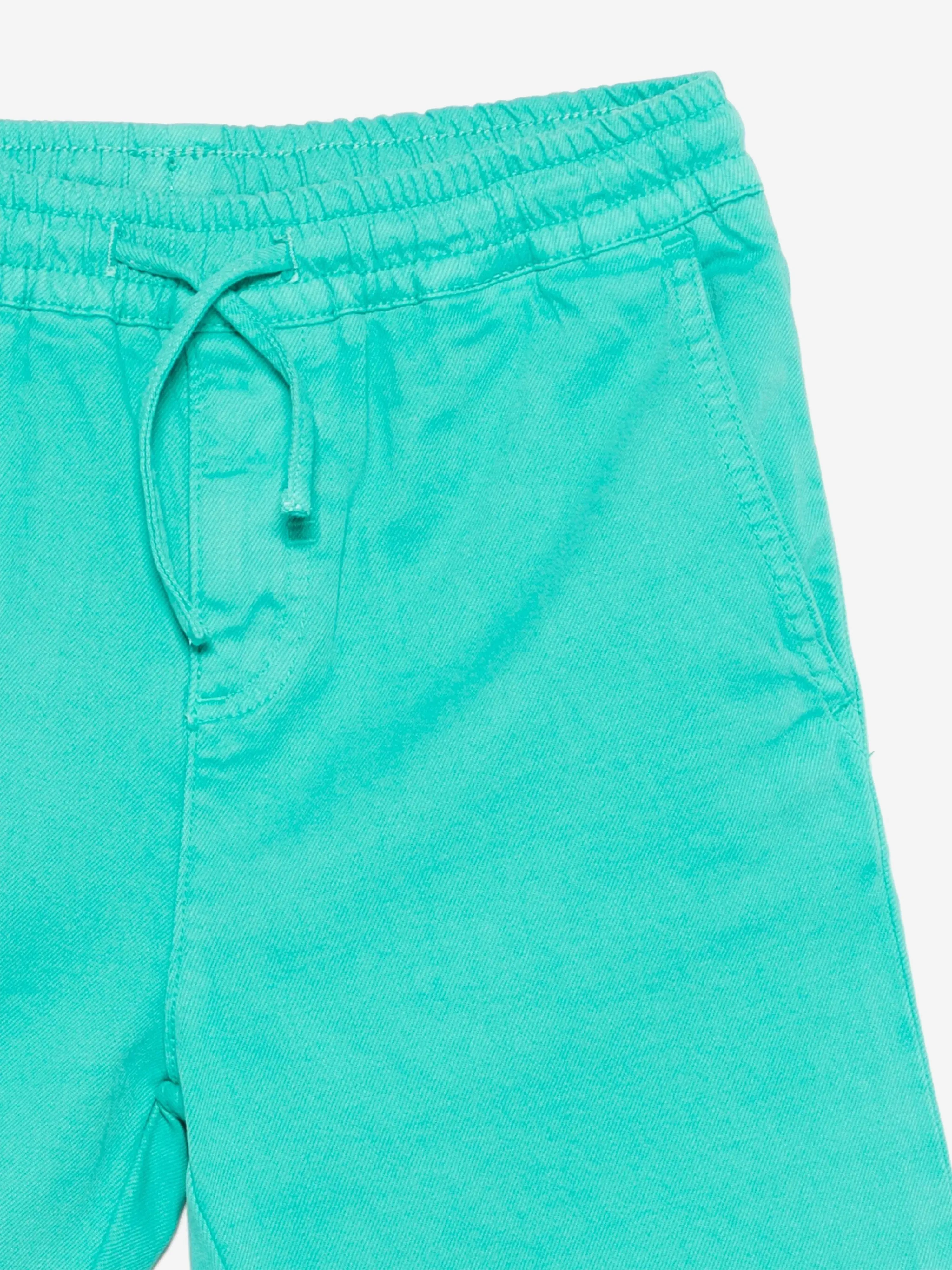 Boys Logo Shorts in Green