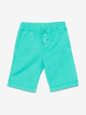 Boys Logo Shorts in Green