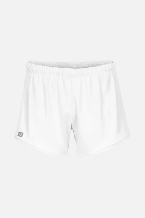 Boys White Comp Shorts