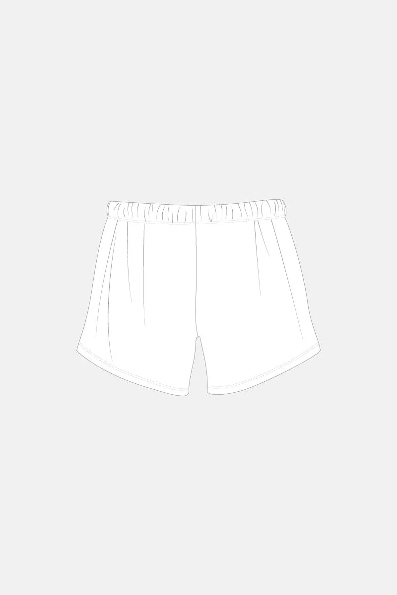 Boys White Matt MAG Shorts