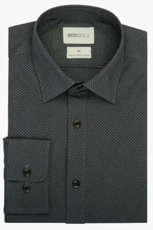 Brooksfield | Dot Print Business Shirt