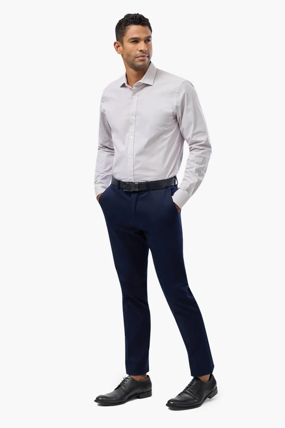 Brooksfield | Geo Print Business Shirt