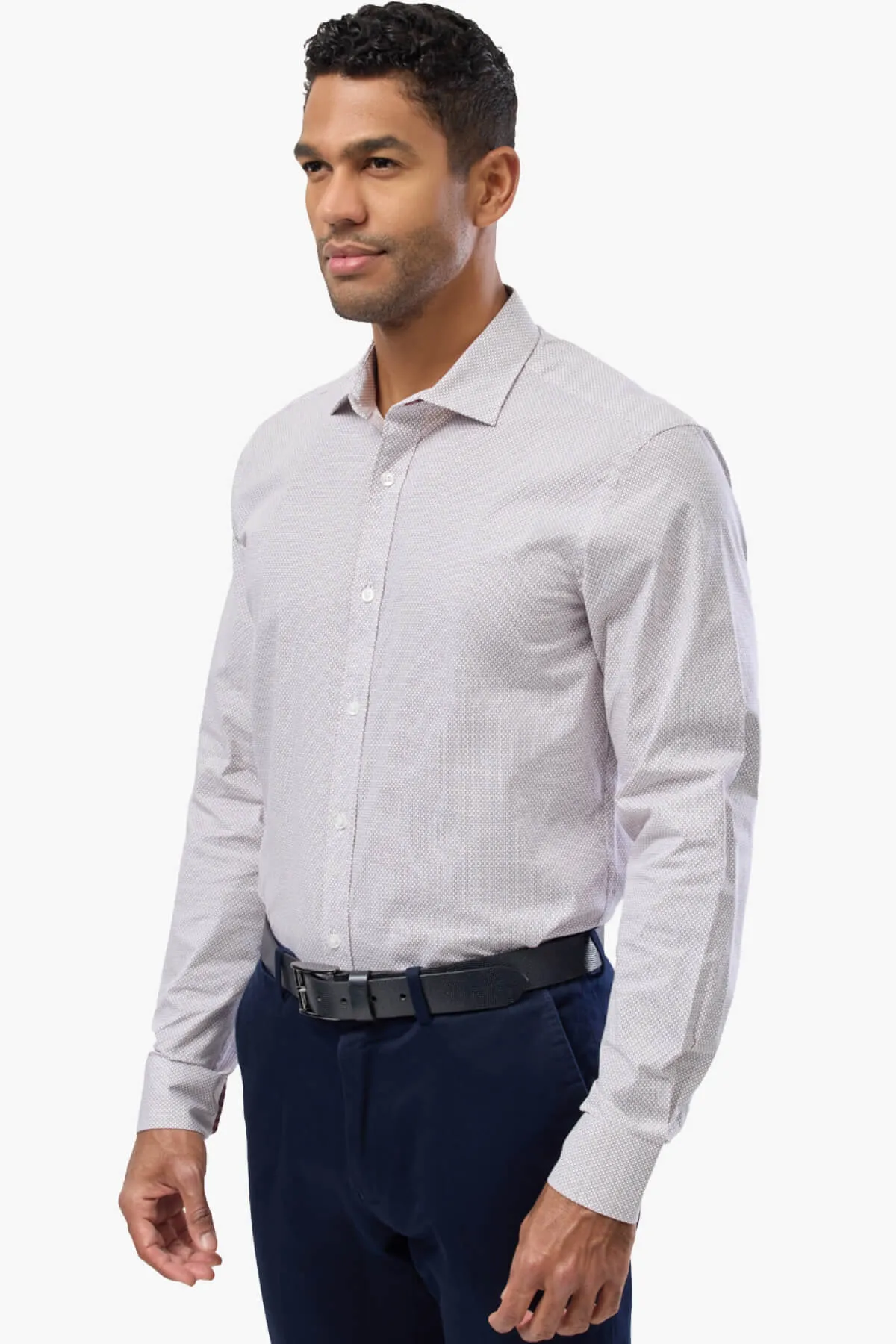 Brooksfield | Geo Print Business Shirt