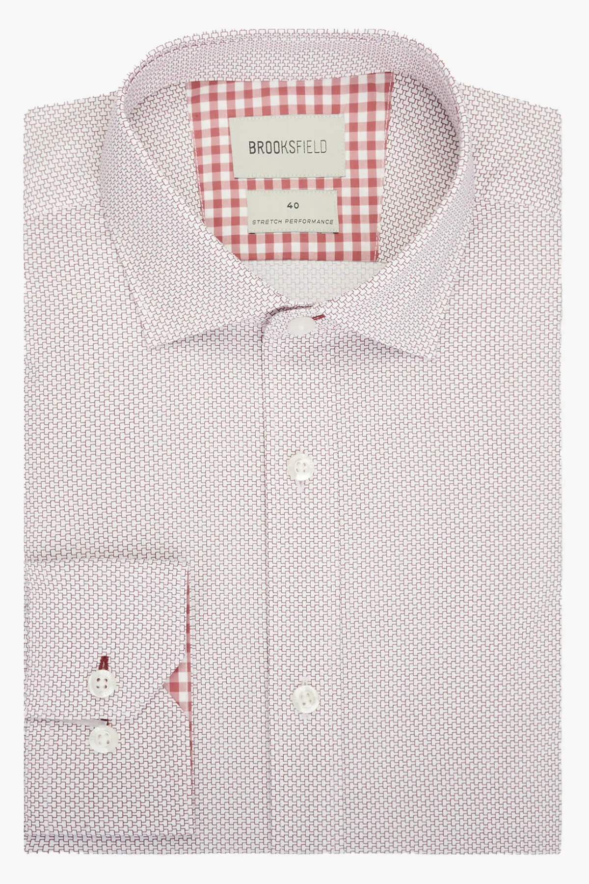 Brooksfield | Geo Print Business Shirt