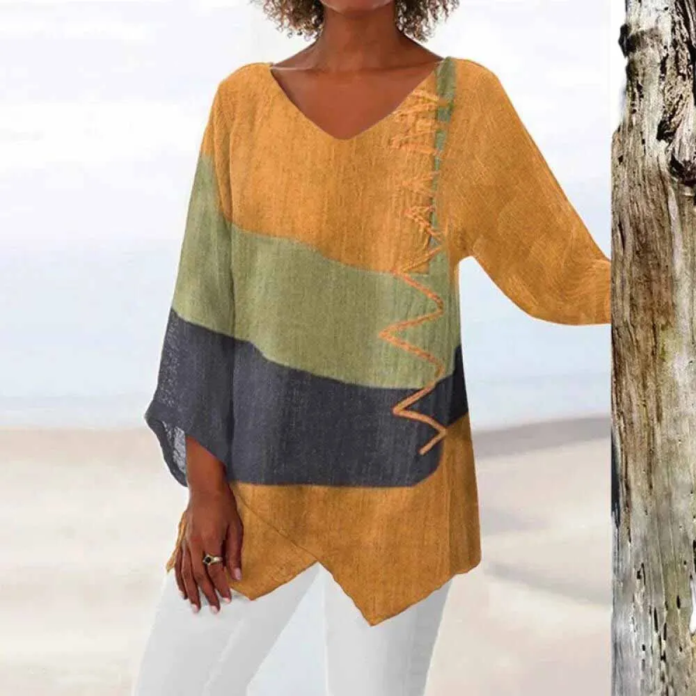 Buck® | Long-Sleeved Blouse In A Loose Fit
