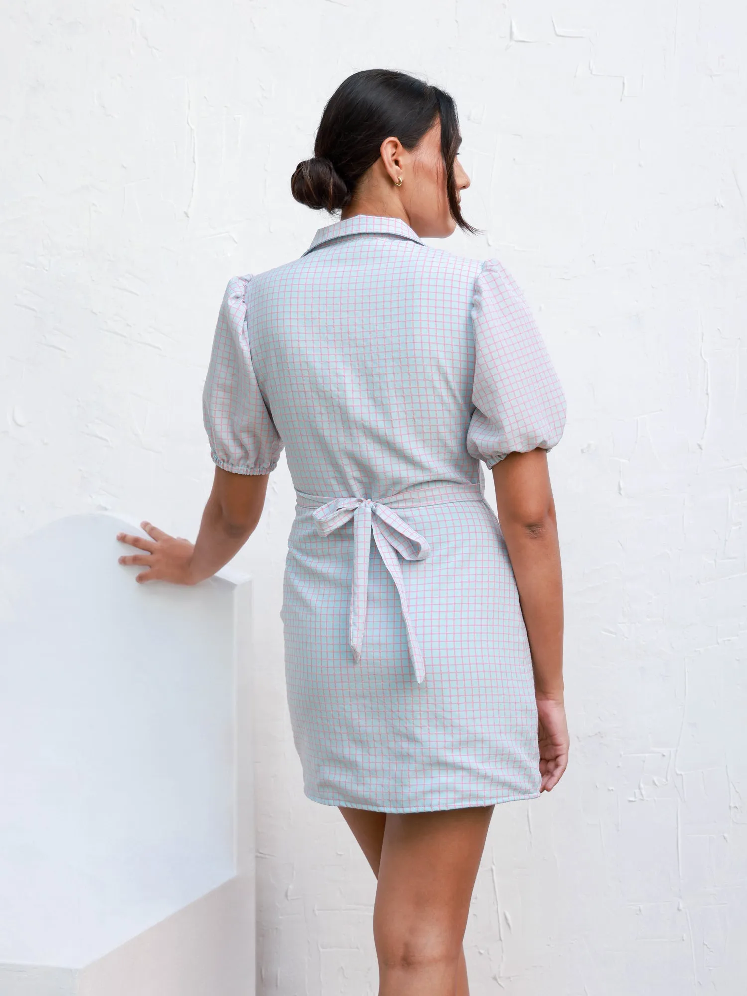 Button Down Mini Dress
