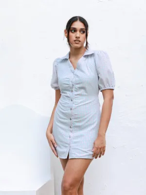 Button Down Mini Dress