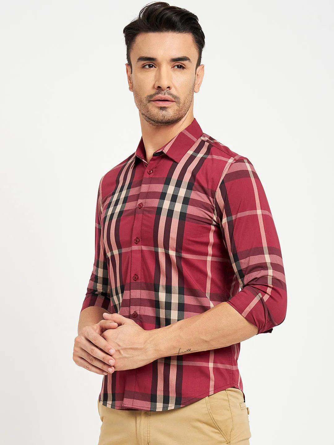 Camla Wine Shirts For Men