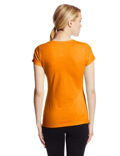 Champion Women's Powerflex Cotton Tee, Lt Clementine Heather, Medium
