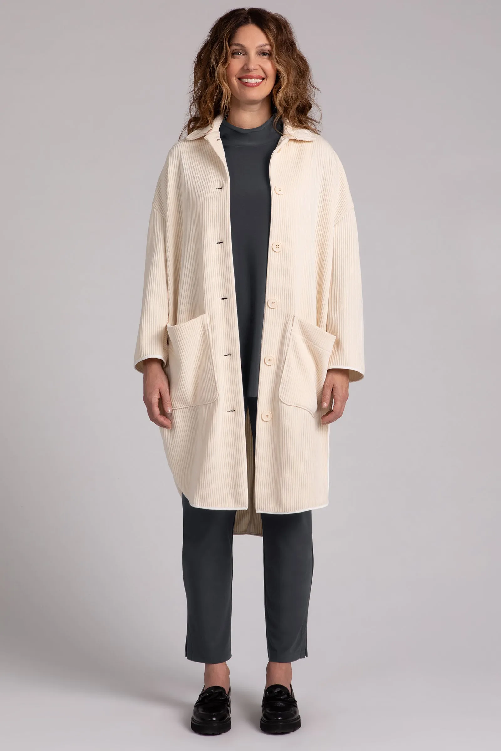 Chenille Cord Maxi Shacket
