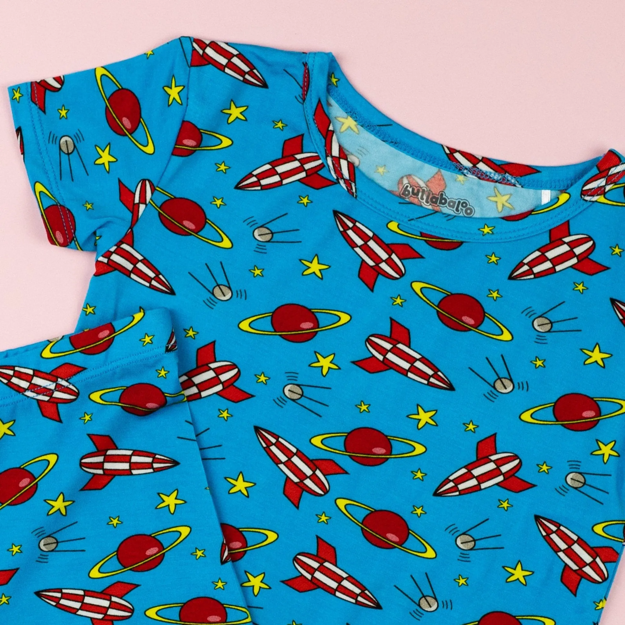 Children's Short Sleeve Pyjamas - Space