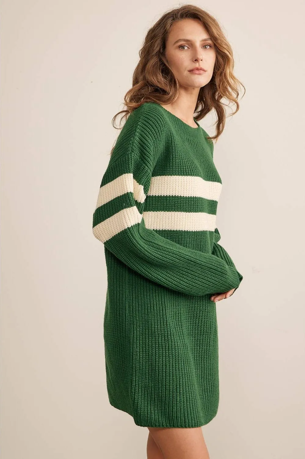 Chill Out Sweater Dress | Forest Green