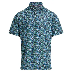 Classic Fit Performance Polo Refined Navy Multi Newport Petals