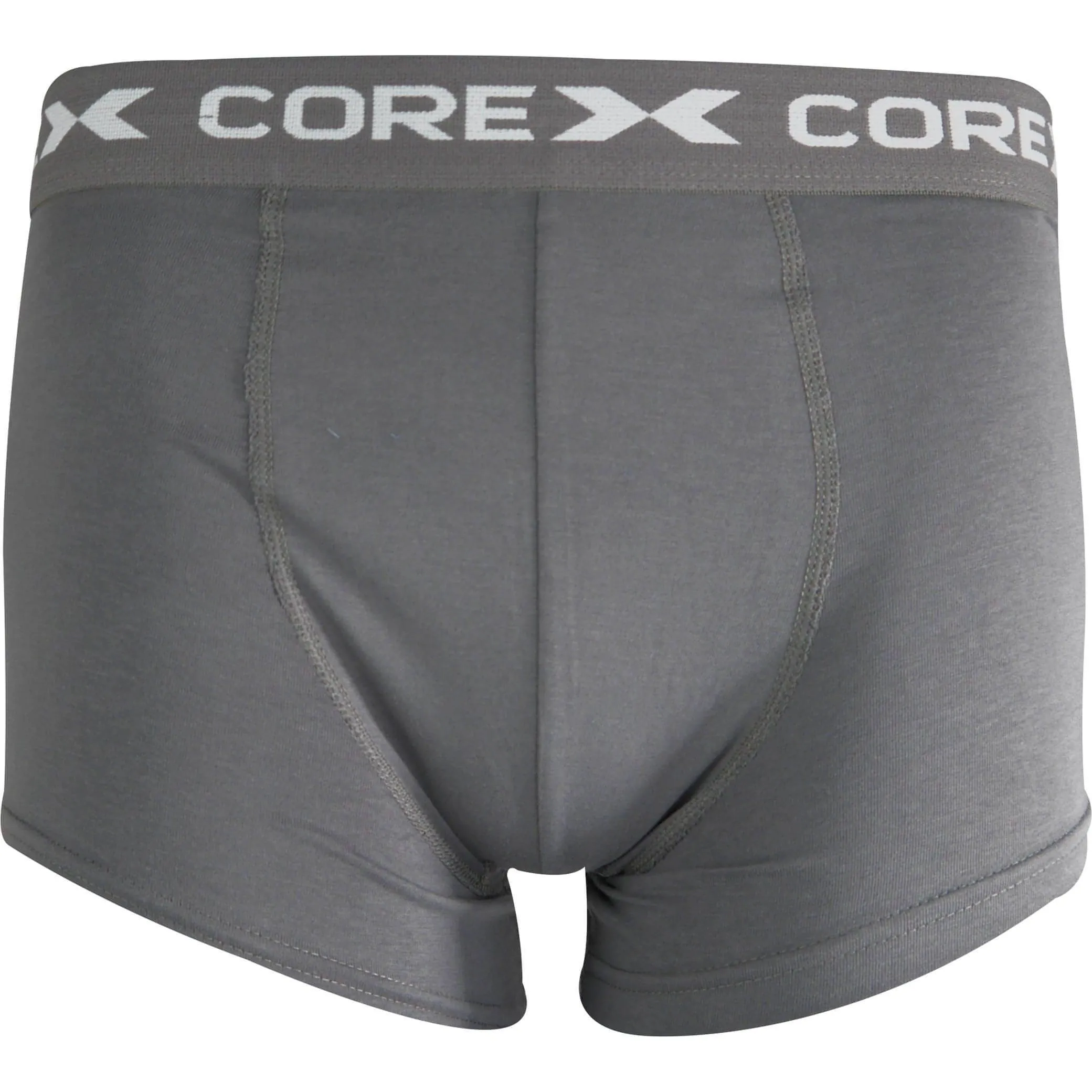 CoreX Fitness Classic (2 Pack) Mens Boxer Shorts - Grey