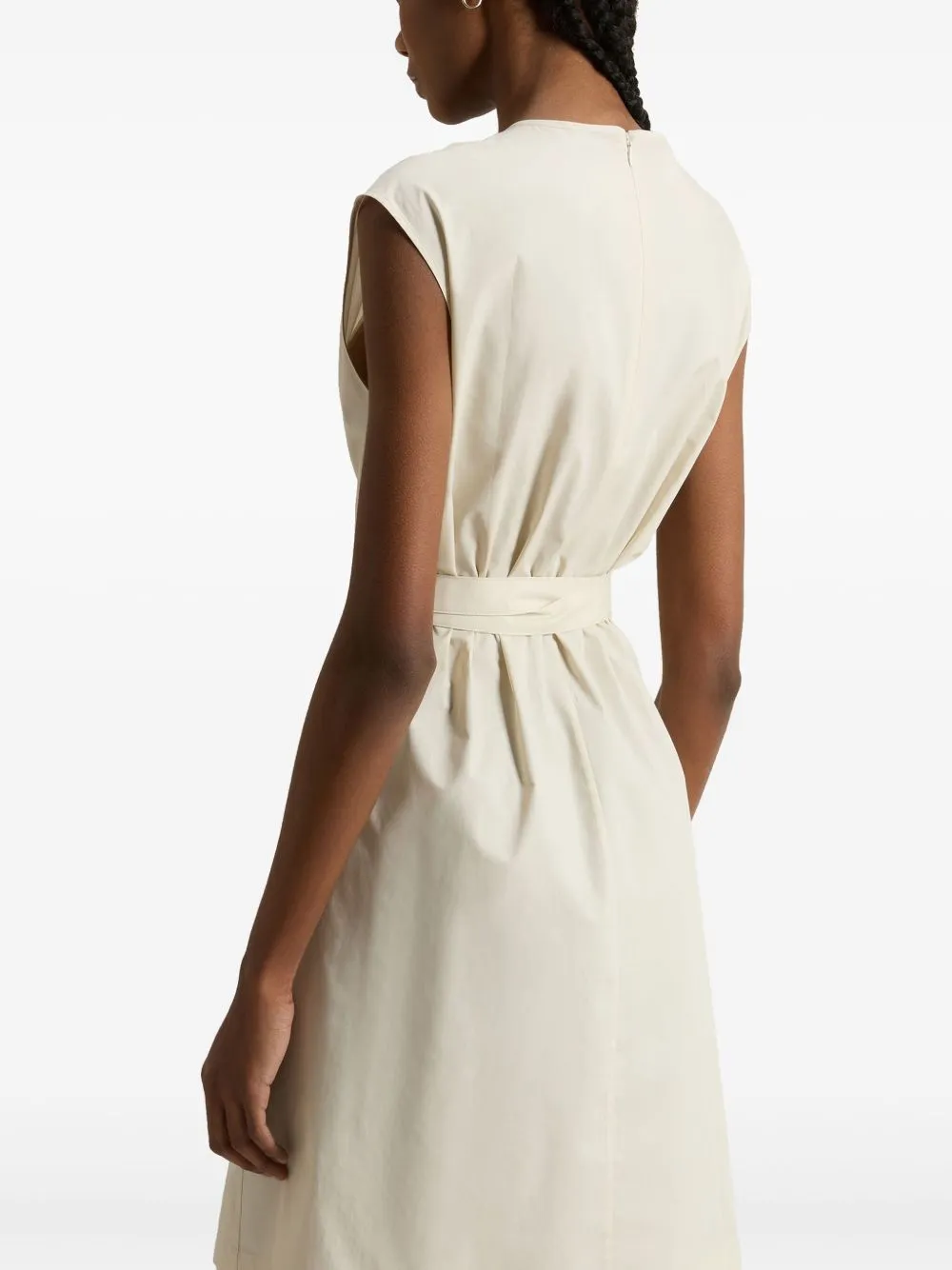 Cotton belted dress