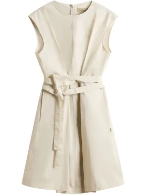 Cotton belted dress