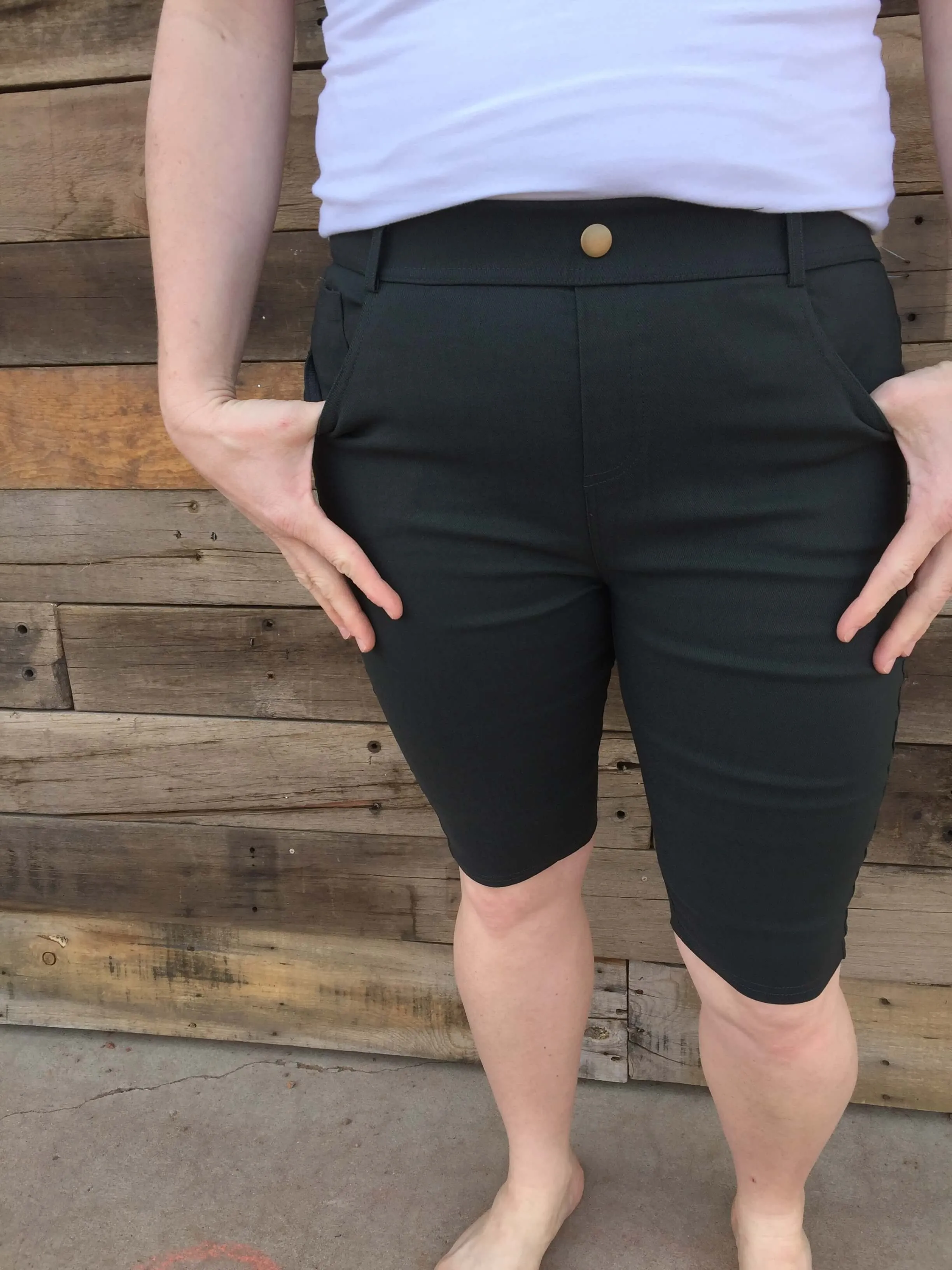 Cotton Blended Bermuda Shorts (Multiple Colors)
