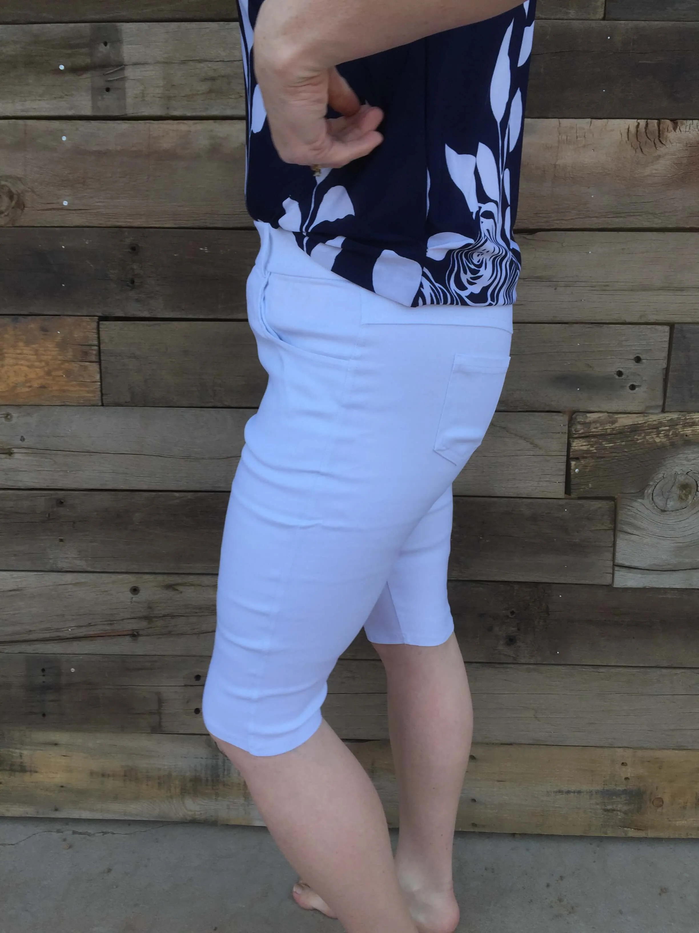 Cotton Blended Bermuda Shorts (Multiple Colors)