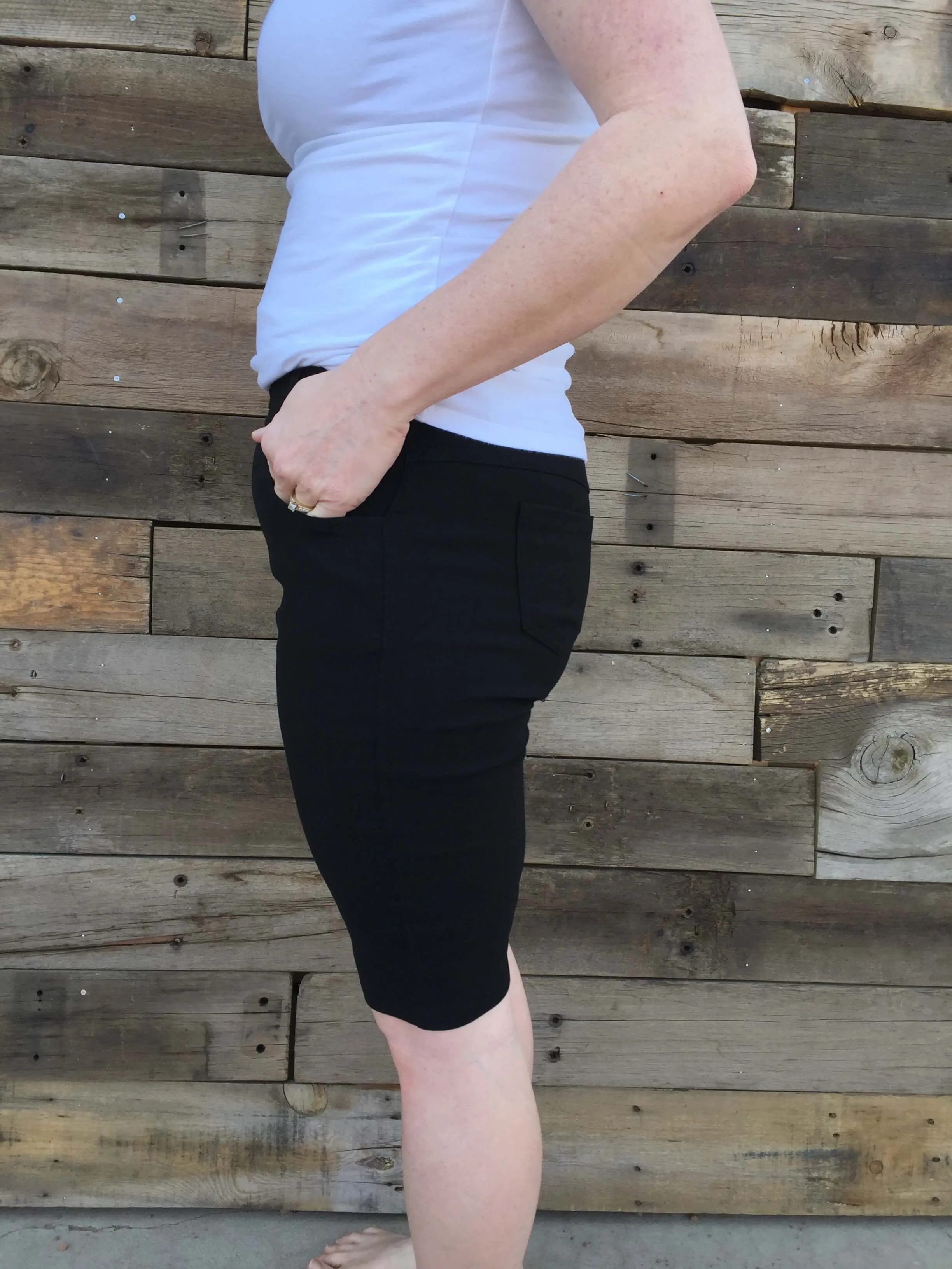 Cotton Blended Bermuda Shorts (Multiple Colors)