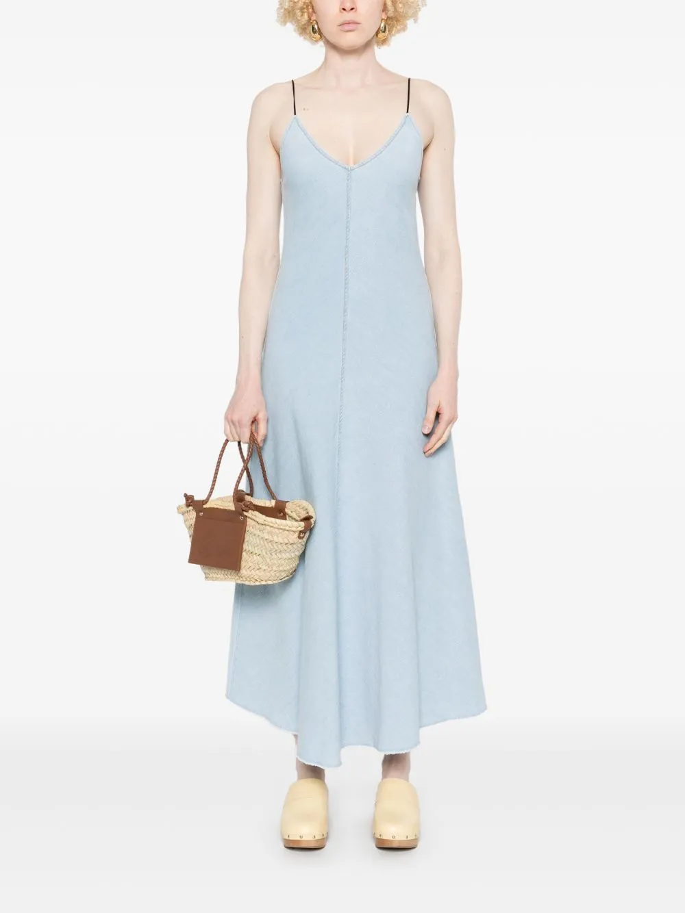 Cotton midi dress