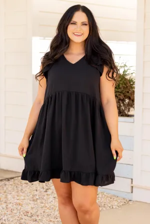 Cozy Cabana Dress, Black