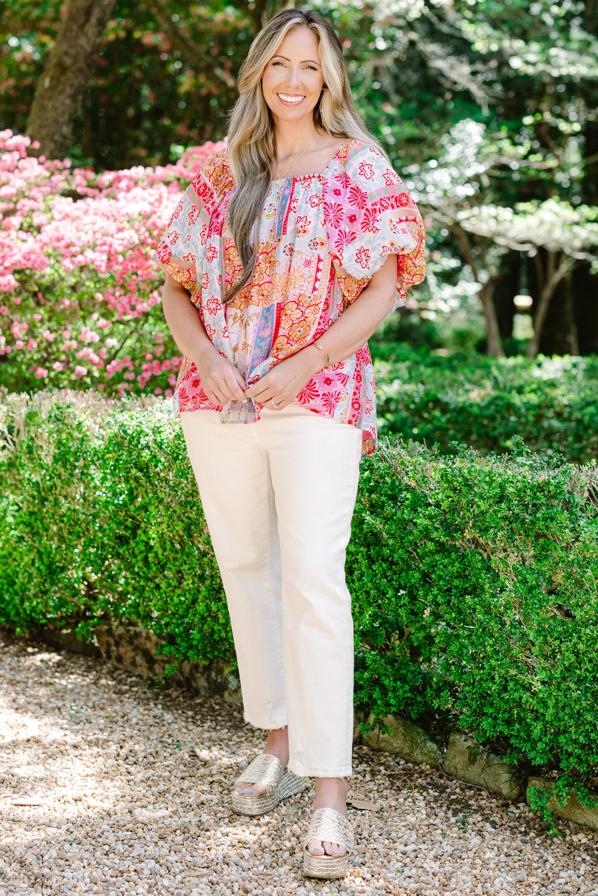 Cozy Love Top, Green Patchwork