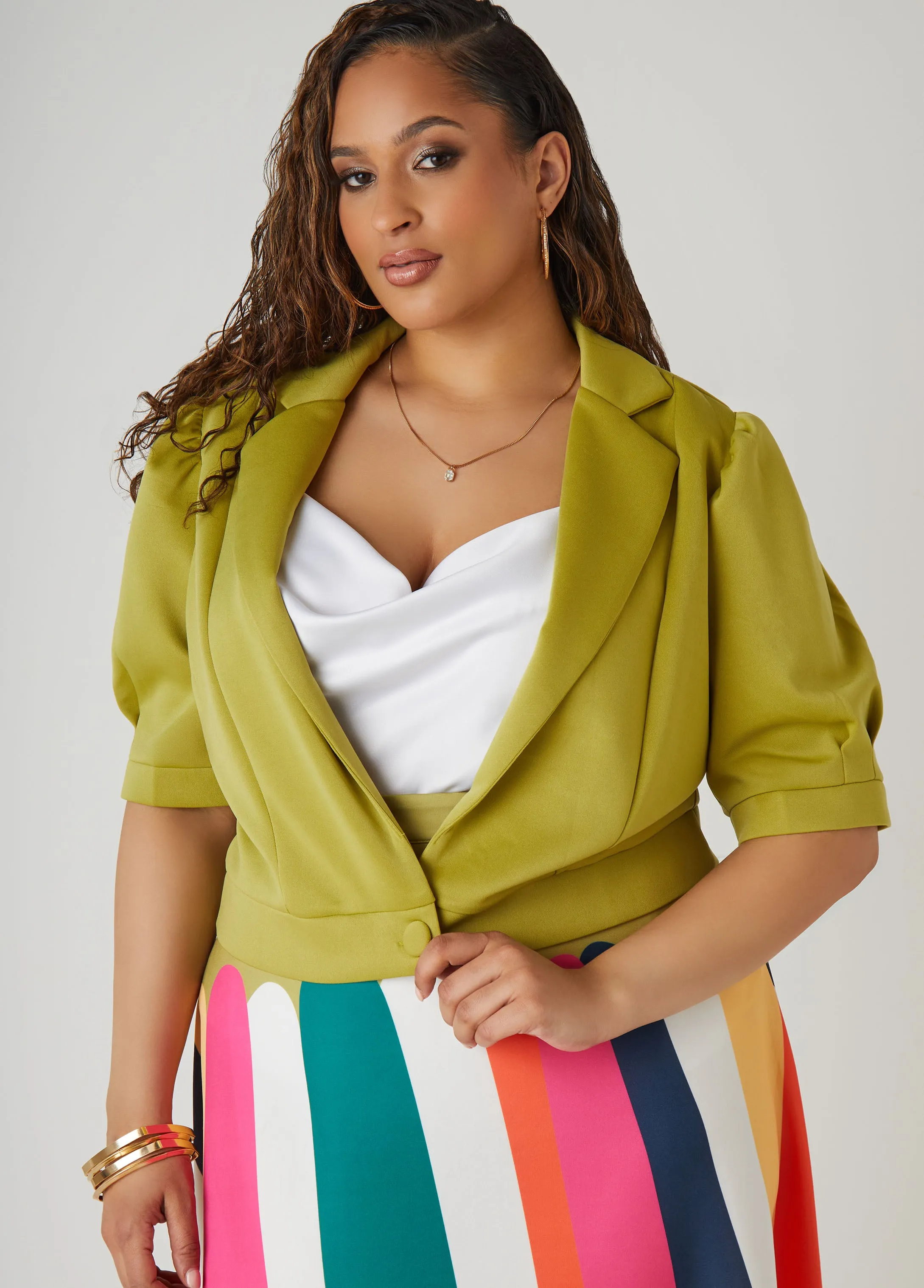 Cropped Scuba Jacket