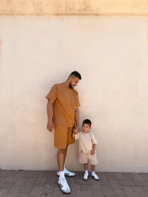 Dad Sweat Short Set
