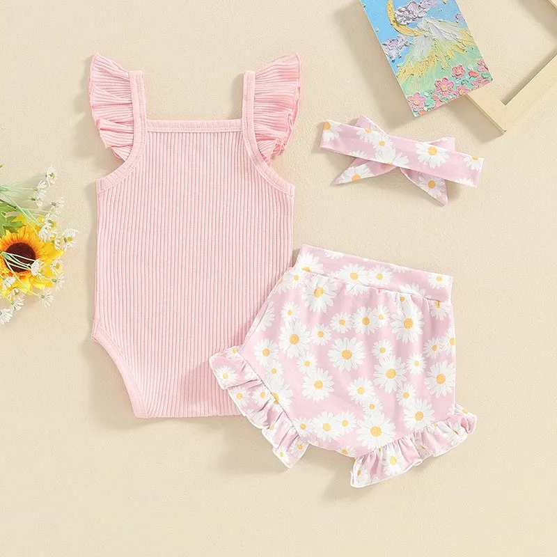 Daisy Bloomers 3 Piece Set