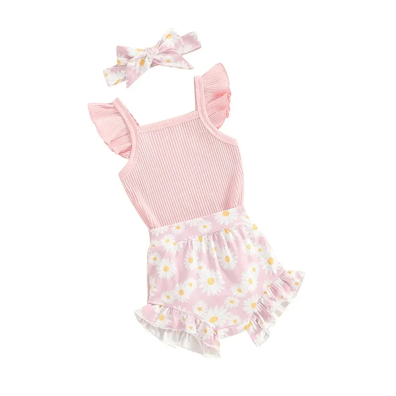 Daisy Bloomers 3 Piece Set