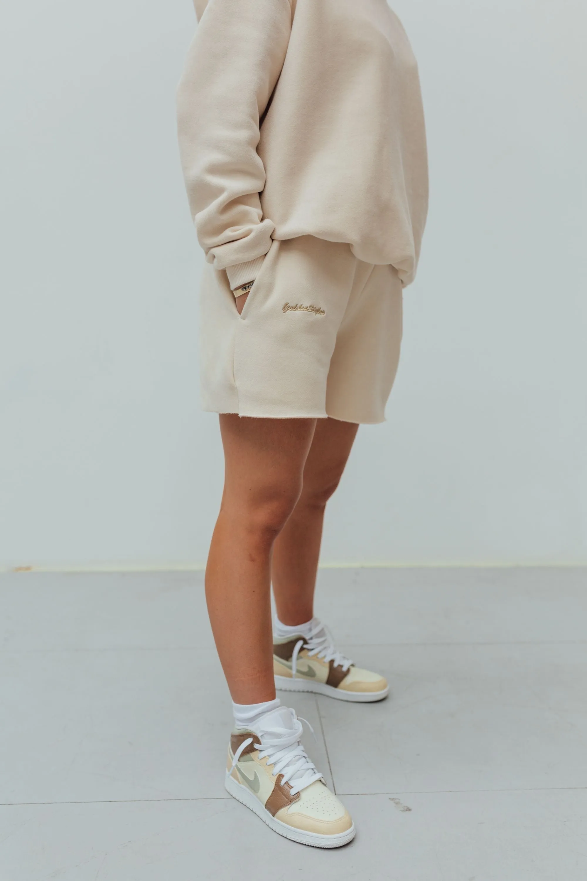 Day Shorts in Oat Milk