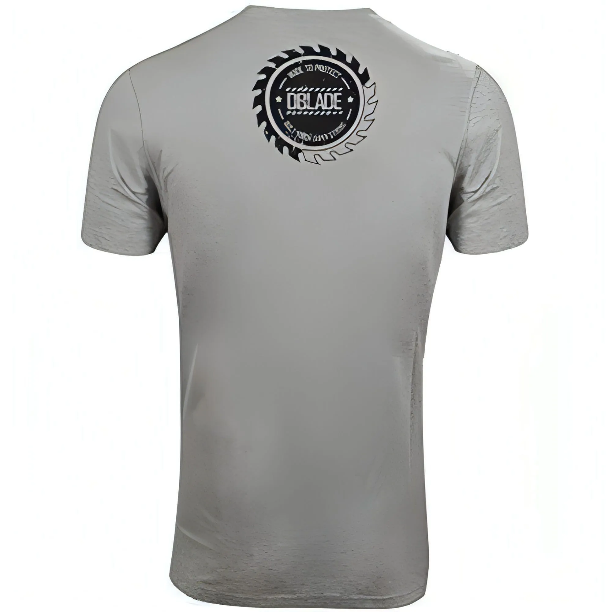 DBlade Corporate Print Short Sleeve Mens Work Wear Top - Grey