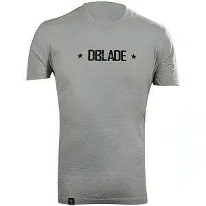 DBlade Corporate Print Short Sleeve Mens Work Wear Top - Grey