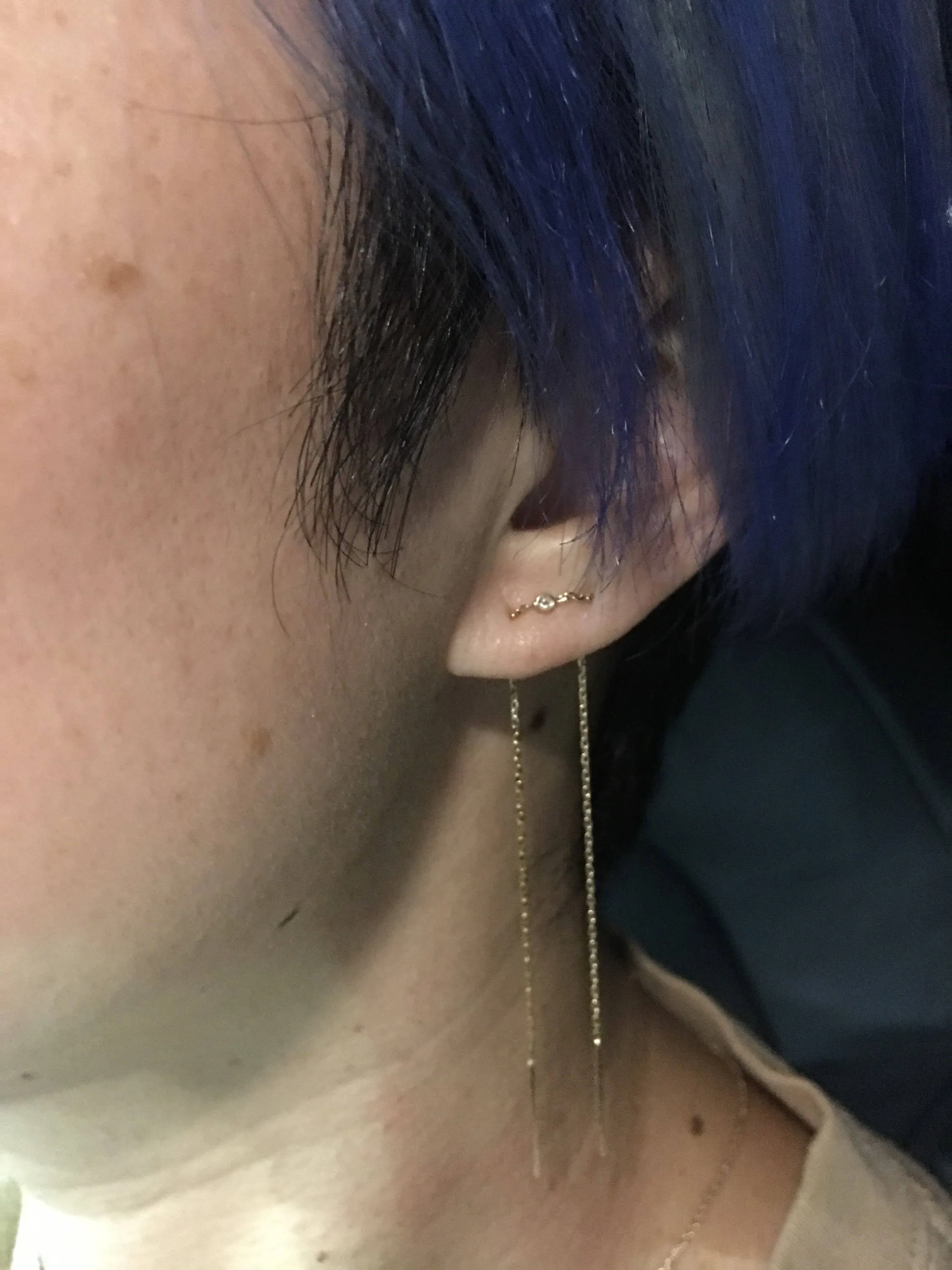Diamond Threader Earring