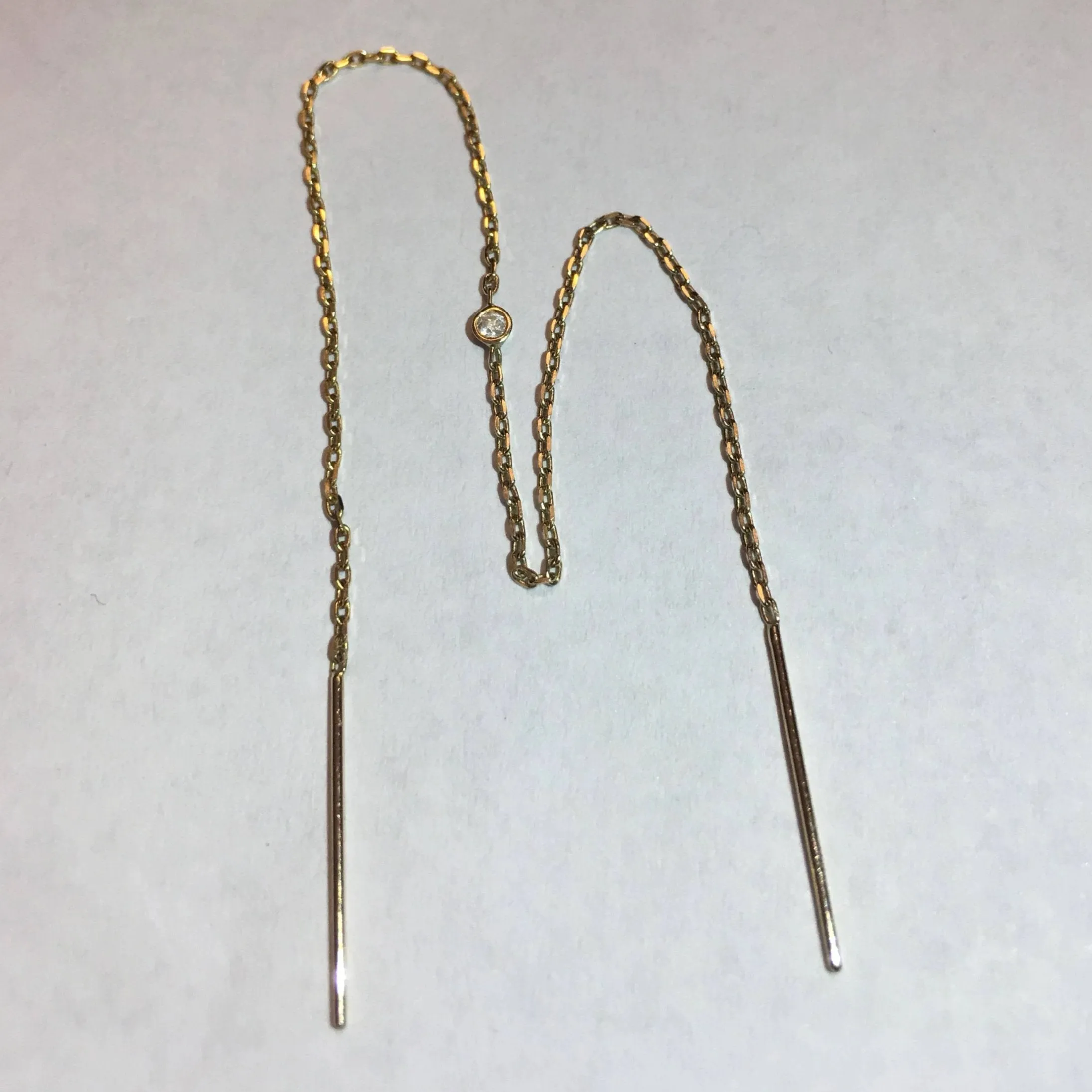 Diamond Threader Earring