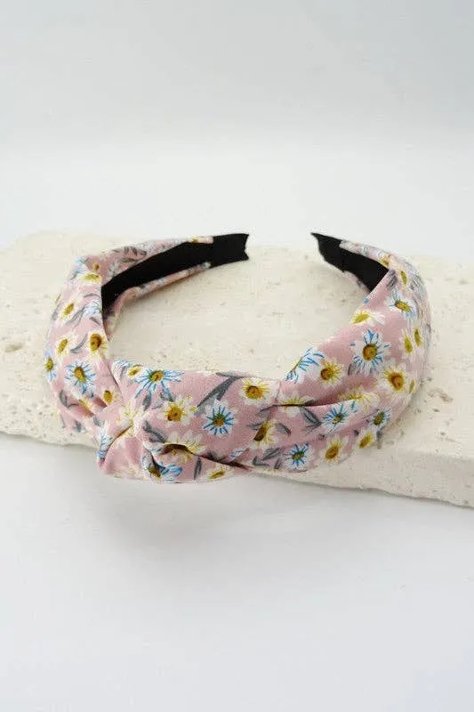 Ditzy Floral Knotted Headband