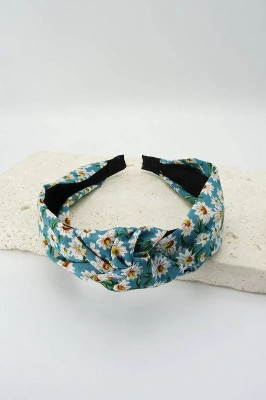 Ditzy Floral Knotted Headband