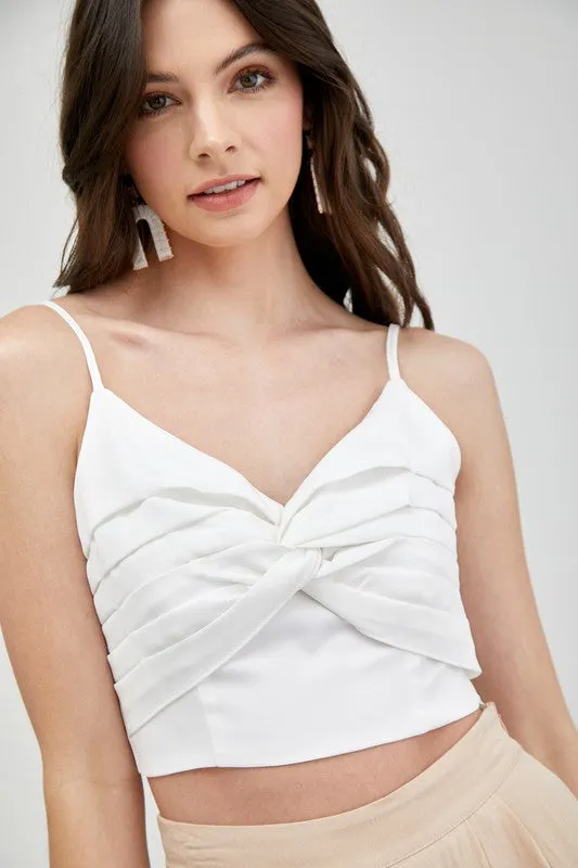 Do   Be Collection Junior Front Twist Cami Top