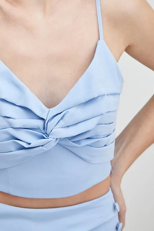 Do   Be Collection Junior Front Twist Cami Top