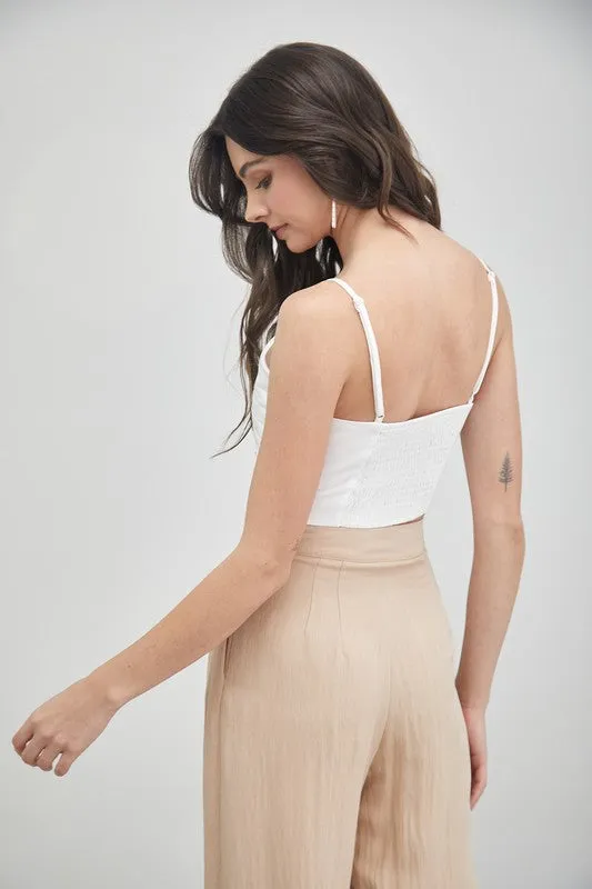 Do   Be Collection Junior Front Twist Cami Top
