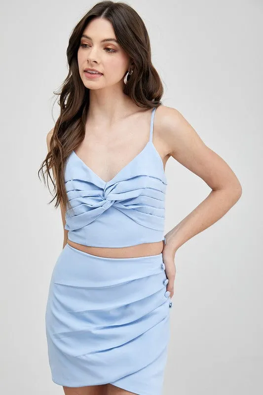 Do   Be Collection Junior Front Twist Cami Top