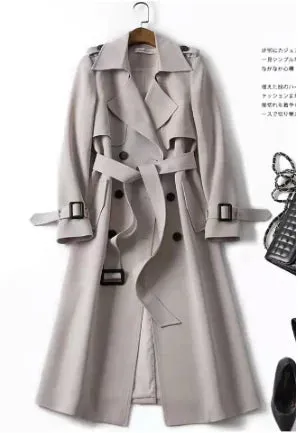 Double-breasted ruby coat